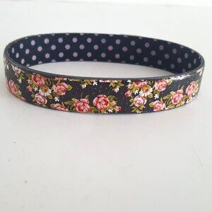 Floral Silicone Wristband Hot Topic